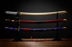 One Piece Proplica Repliken 1/1 Roronoa Zorro Three Sword Style Schwerter Set 95 Cm