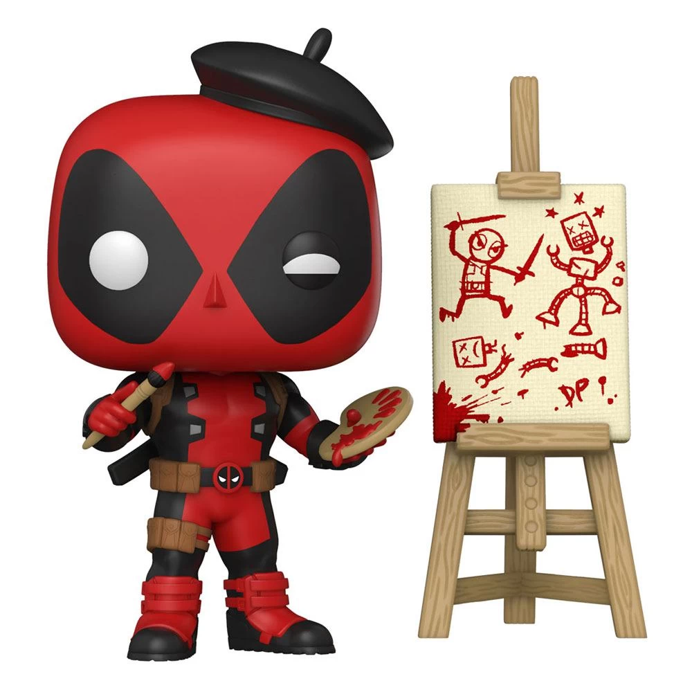 Marvel Deadpool 30th Anniversary POP! Vinyl Figur Artist Deadpool 9 Cm 4 Marvel Deadpool 30th Anniversary POP! Vinyl Figur Artist Deadpool 9 Cm – Bild 2