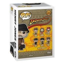 Indiana Jones POP! Movies Vinyl Figur Henry Jones Sr 1354 9 Cm -Optimal Model Geschäft x fk63987 b
