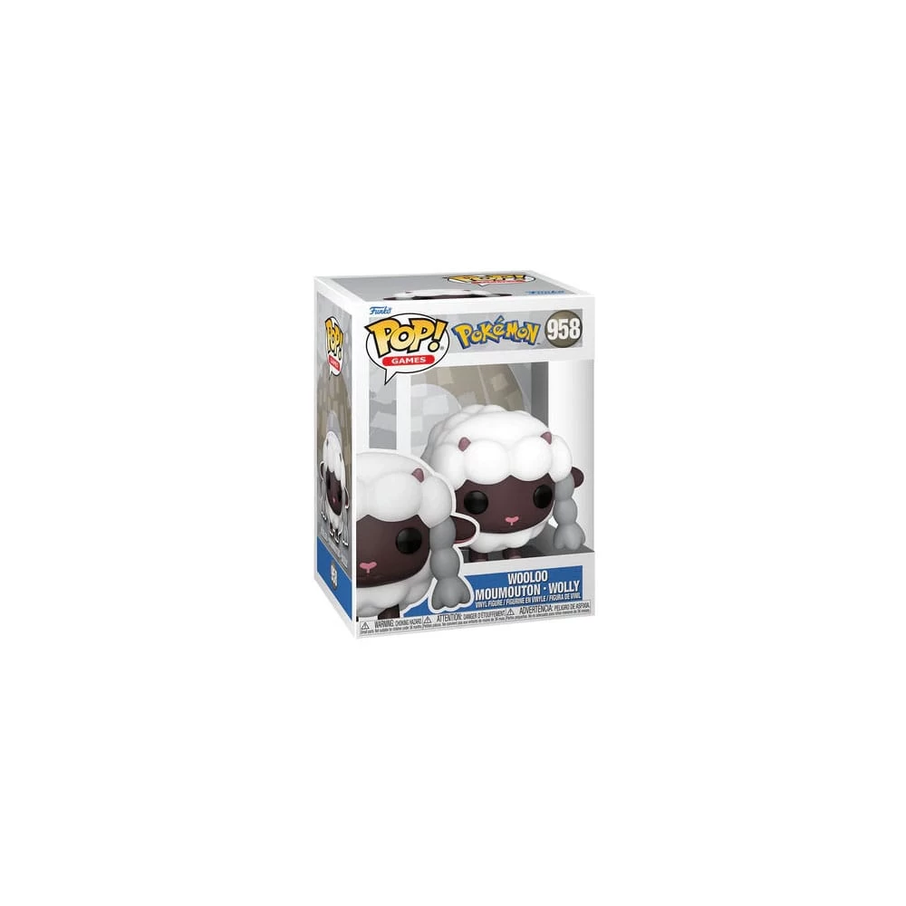 Pokemon POP! Games Vinyl Figur Wooloo 958 (EMEA) 9 Cm 3 Pokemon POP! Games Vinyl Figur Wooloo 958 (EMEA) 9 Cm