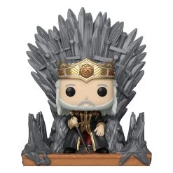 House Of The Dragon POP! Deluxe Vinyl Figur Viserys On Throne 9 Cm -Optimal Model Geschäft x fk76470
