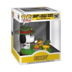 Peanuts POP! Deluxe Vinyl Figur Snoopy W/WS(Camping) 9 Cm
