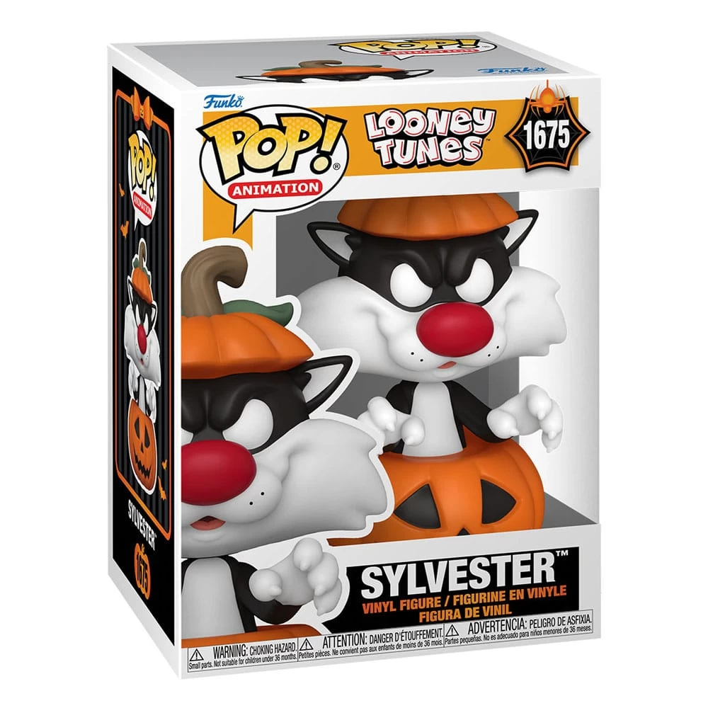 Looney Tunes POP! Television Vinyl Figur Halloween Sylvester W/Pumpkin 9 Cm 3 Looney Tunes POP! Television Vinyl Figur Halloween Sylvester W/Pumpkin 9 Cm
