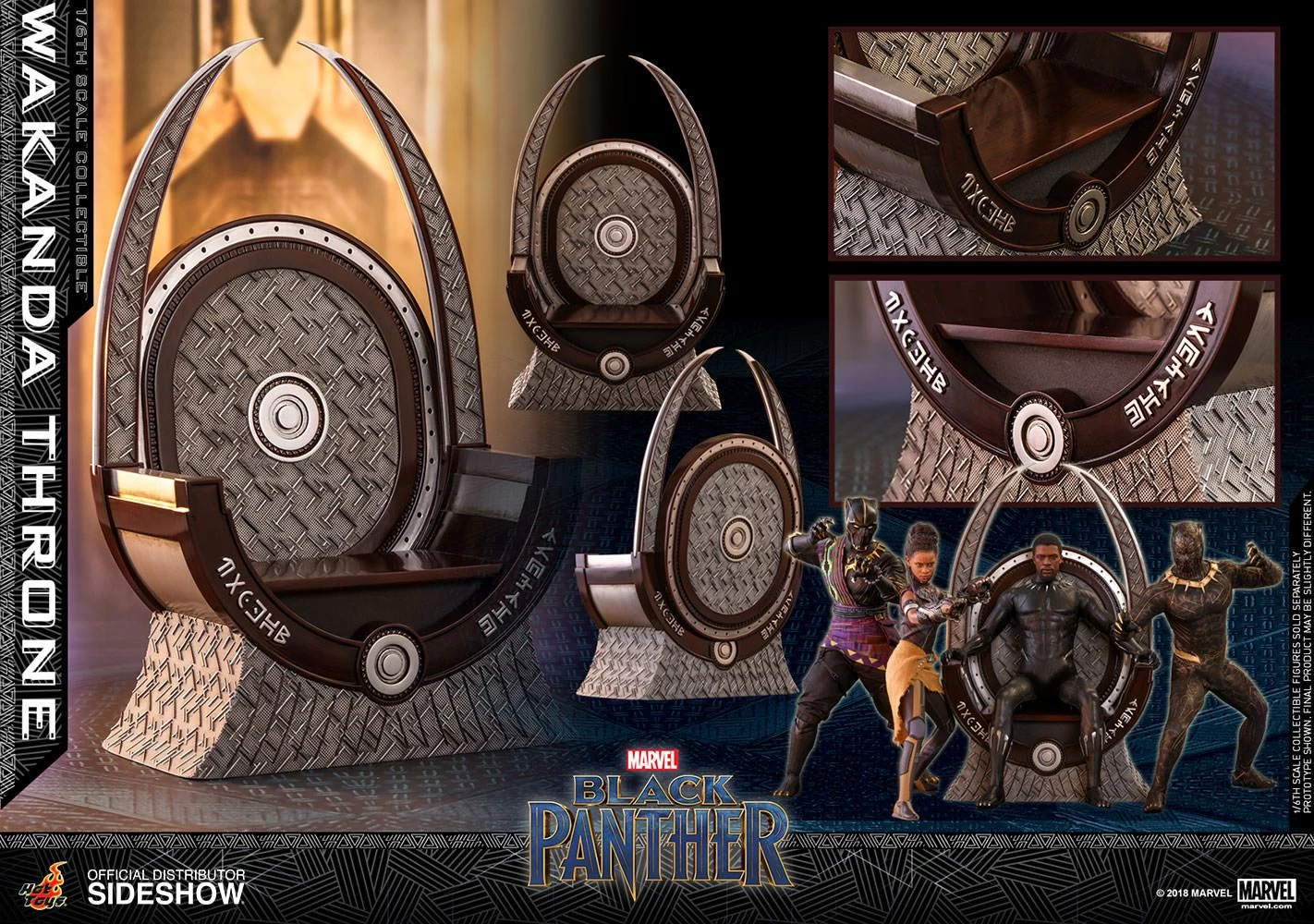 Marvel: Avengers Infinity War – Wakanda Throne 1:6 Scale Accessory Hot Toys 3 Marvel: Avengers Infinity War – Wakanda Throne 1:6 Scale Accessory Hot Toys