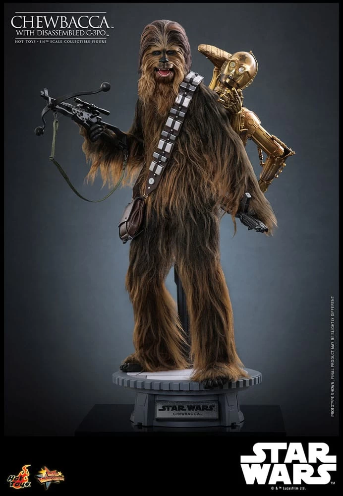 Star Wars Episode V Movie Masterpiece Actionfigur 1/6 Chewbacca With Disassembled C-3PO 36 Cm 8 Star Wars Episode V Movie Masterpiece Actionfigur 1/6 Chewbacca With Disassembled C-3PO 36 Cm – Bild 6