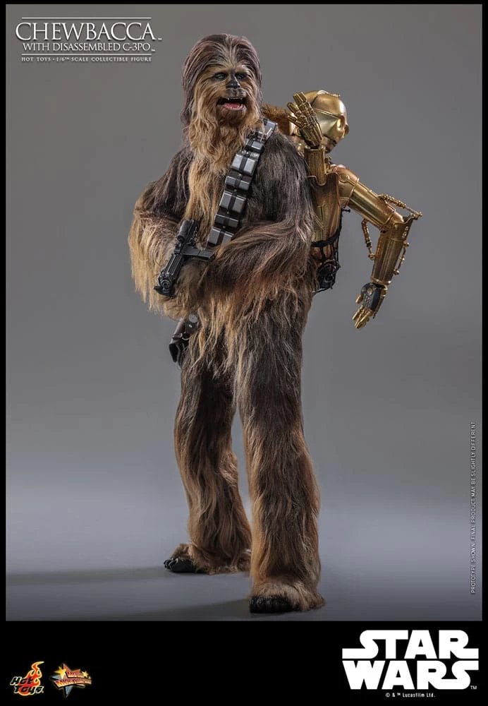 Star Wars Episode V Movie Masterpiece Actionfigur 1/6 Chewbacca With Disassembled C-3PO 36 Cm 12 Star Wars Episode V Movie Masterpiece Actionfigur 1/6 Chewbacca With Disassembled C-3PO 36 Cm – Bild 10