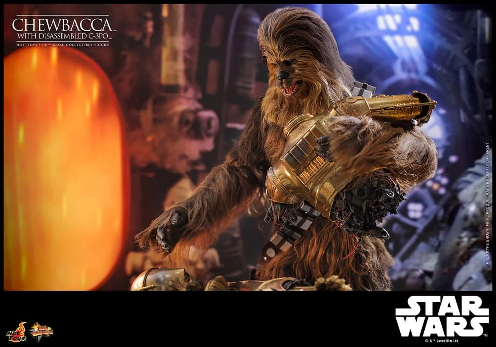 Star Wars Episode V Movie Masterpiece Actionfigur 1/6 Chewbacca With Disassembled C-3PO 36 Cm 18 Star Wars Episode V Movie Masterpiece Actionfigur 1/6 Chewbacca With Disassembled C-3PO 36 Cm – Bild 16