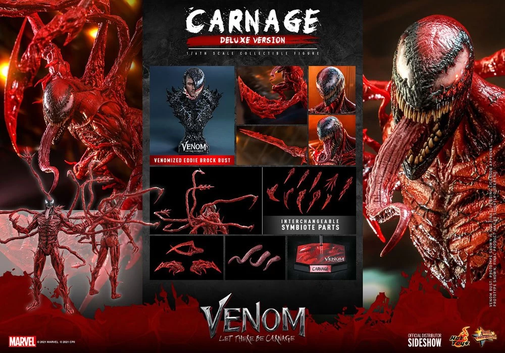 Venom: Let There Be Carnage Movie Masterpiece Series PVC Actionfigur 1/6 Carnage Deluxe Ver. 43 Cm 8 Venom: Let There Be Carnage Movie Masterpiece Series PVC Actionfigur 1/6 Carnage Deluxe Ver. 43 Cm – Bild 6