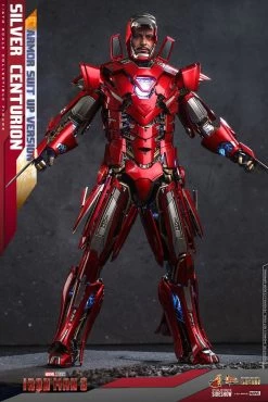 Iron Man 3 Movie Masterpiece Actionfigur 1/6 Silver Centurion (Armor Suit Up Version) 32 Cm -Optimal Model Geschäft x hot909463 d