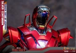 Iron Man 3 Movie Masterpiece Actionfigur 1/6 Silver Centurion (Armor Suit Up Version) 32 Cm -Optimal Model Geschäft x hot909463 n