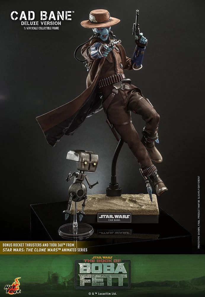 Star Wars: The Book Of Boba Fett Actionfigur 1/6 Cad Bane (Deluxe Version) 34 Cm 5 Star Wars: The Book Of Boba Fett Actionfigur 1/6 Cad Bane (Deluxe Version) 34 Cm – Bild 3