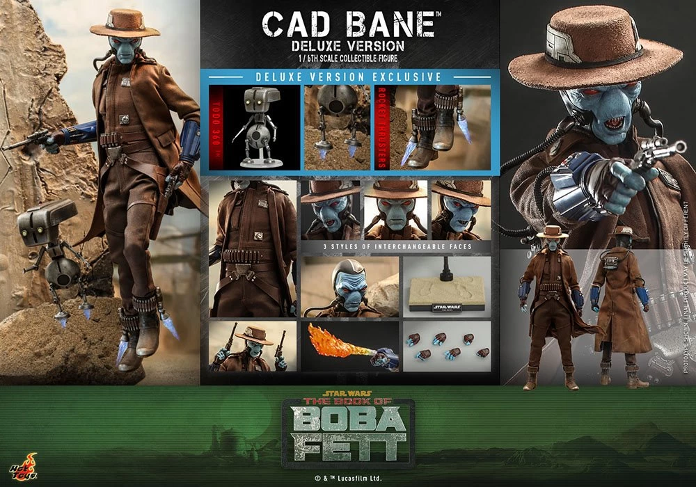 Star Wars: The Book Of Boba Fett Actionfigur 1/6 Cad Bane (Deluxe Version) 34 Cm 14 Star Wars: The Book Of Boba Fett Actionfigur 1/6 Cad Bane (Deluxe Version) 34 Cm – Bild 12