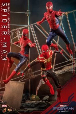 Spider-Man: No Way Home Movie Masterpiece Actionfigur 1/6 Friendly Neighborhood Spider-Man 30 Cm -Optimal Model Geschäft x hot911370 i