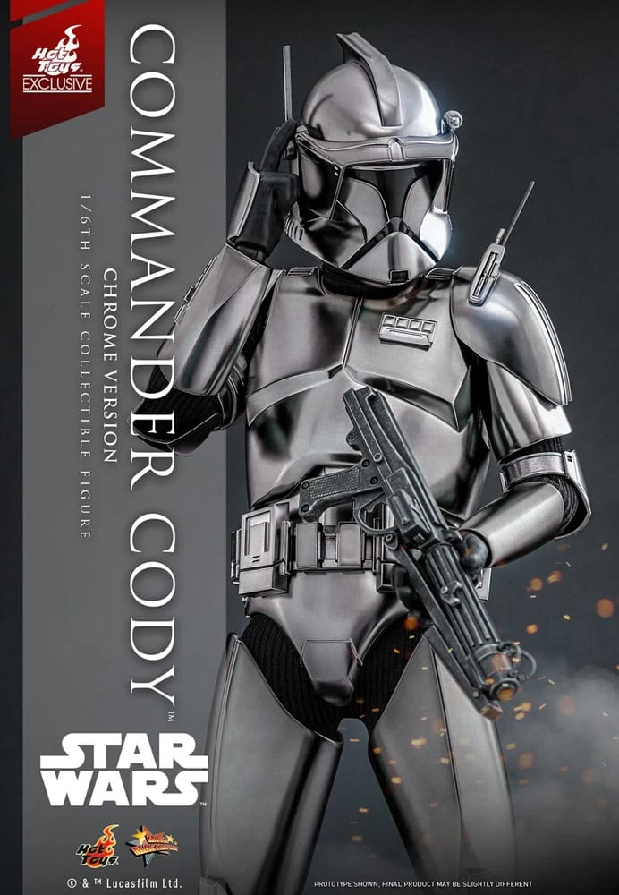 Star Wars Movie Masterpiece Actionfigur 1/6 Commander Cody (Chrome Version) Hot Toys Exclusive 30 Cm 3 Star Wars Movie Masterpiece Actionfigur 1/6 Commander Cody (Chrome Version) Hot Toys Exclusive 30 Cm