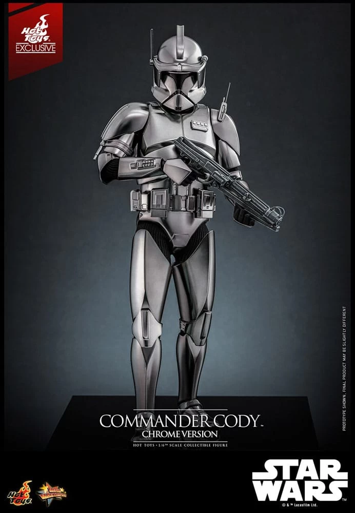 Star Wars Movie Masterpiece Actionfigur 1/6 Commander Cody (Chrome Version) Hot Toys Exclusive 30 Cm 8 Star Wars Movie Masterpiece Actionfigur 1/6 Commander Cody (Chrome Version) Hot Toys Exclusive 30 Cm – Bild 6