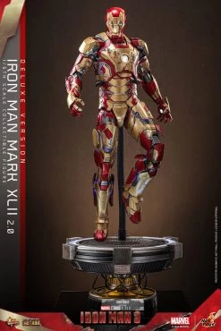 Iron Man 3 Movie Masterpiece Diecast Actionfigur 1/6 Iron Man Mark XLII (2.0) Deluxe 32 Cm -Optimal Model Geschäft x hot9136282 c