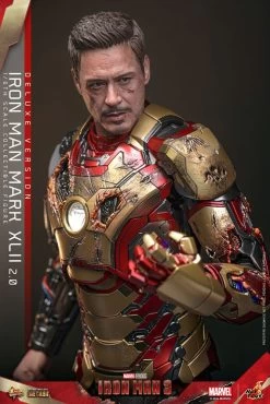 Iron Man 3 Movie Masterpiece Diecast Actionfigur 1/6 Iron Man Mark XLII (2.0) Deluxe 32 Cm -Optimal Model Geschäft x hot9136282 d