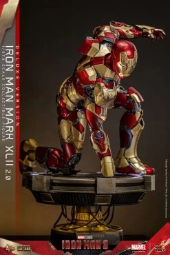 Iron Man 3 Movie Masterpiece Diecast Actionfigur 1/6 Iron Man Mark XLII (2.0) Deluxe 32 Cm -Optimal Model Geschäft x hot9136282 l
