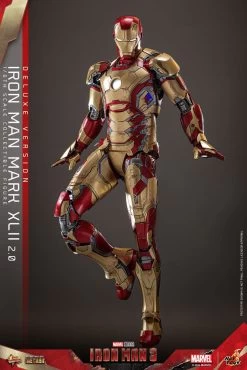 Iron Man 3 Movie Masterpiece Diecast Actionfigur 1/6 Iron Man Mark XLII (2.0) Deluxe 32 Cm -Optimal Model Geschäft x hot9136282 n
