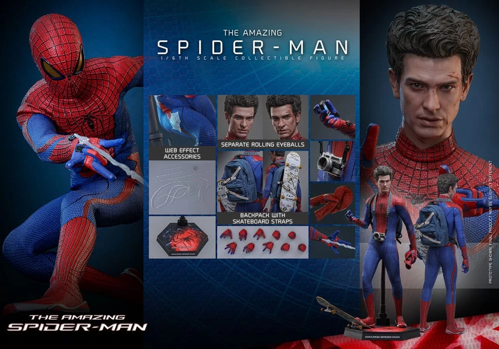 The Amazing Spider-Man Movie Masterpiece Actionfigur 1/6 Spider-Man 30 Cm 12 The Amazing Spider-Man Movie Masterpiece Actionfigur 1/6 Spider-Man 30 Cm – Bild 10