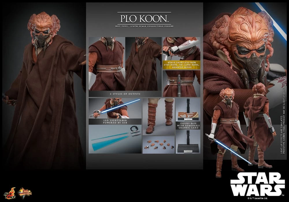 Star Wars Movie Masterpiece Actionfigur 1/6 Plo Koon 31 Cm 16 Star Wars Movie Masterpiece Actionfigur 1/6 Plo Koon 31 Cm – Bild 14