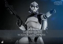 Star Wars The Clone Wars Actionfigur 1/6 104th Battalion Wolfpack Clone Trooper 30 Cm
