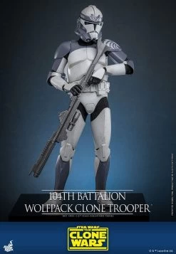 Star Wars The Clone Wars Actionfigur 1/6 104th Battalion Wolfpack Clone Trooper 30 Cm -Optimal Model Geschäft x hot914066 e