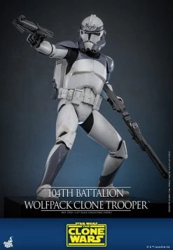 Star Wars The Clone Wars Actionfigur 1/6 104th Battalion Wolfpack Clone Trooper 30 Cm -Optimal Model Geschäft x hot914066 g