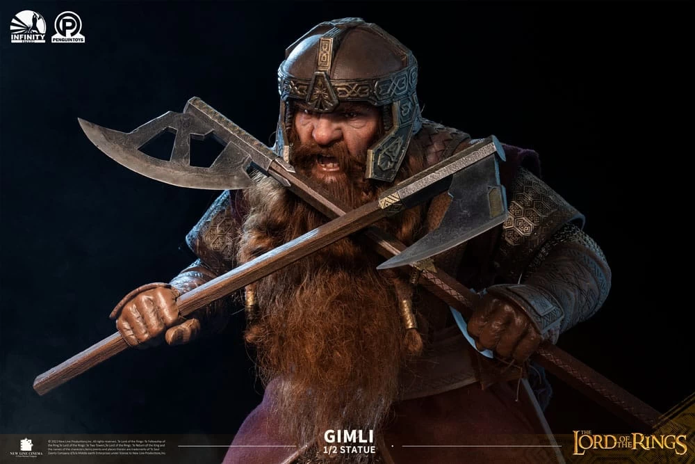 Herr Der Ringe Master Forge Series Statue 1/2 Gimli 88 Cm 2 Herr Der Ringe Master Forge Series Statue 1/2 Gimli 88 Cm