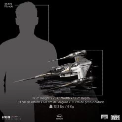 Das Buch Von Boba Fett Demi Art Scale Statue 1/20 Mando’s N-1 Starfighter 60 Cm -Optimal Model Geschäft x is95319 n