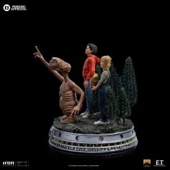 E.T. Der Außerirdische Deluxe Art Scale Statue 1/10 E.T., Elliot And Gertie 19 Cm -Optimal Model Geschäft x is95451 d
