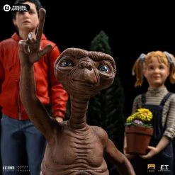 E.T. Der Außerirdische Deluxe Art Scale Statue 1/10 E.T., Elliot And Gertie 19 Cm -Optimal Model Geschäft x is95451 h
