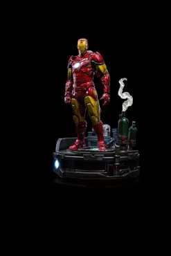 Marvel Deluxe Art Scale Statue 1/10 Iron Man Unleashed 23 Cm -Optimal Model Geschäft x is95465 d
