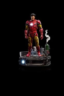 Marvel Deluxe Art Scale Statue 1/10 Iron Man Unleashed 23 Cm -Optimal Model Geschäft x is95465 k