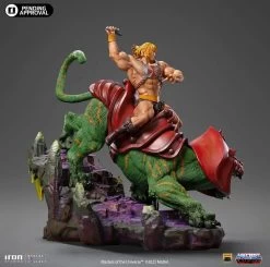 Masters Of The Universe Deluxe Art Scale Statue 1/10 He-man And Battle Cat 31 Cm -Optimal Model Geschäft x is95495 e