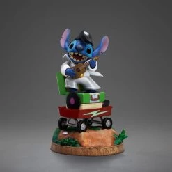 Lilo & Stitch Art Scale Statue 1/10 Stitch King Of Rock 17 Cm -Optimal Model Geschäft x is95610 f