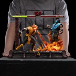 Mortal Kombat Deluxe Art Scale Statue 1/10 Scorpion Fatality 27 Cm -Optimal Model Geschäft x is95641 t