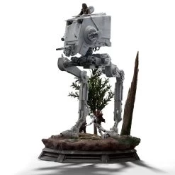 Star Wars Demi Art Scale Statue 1/20 AT-ST And Chewbacca 53 Cm -Optimal Model Geschäft x is95644 n