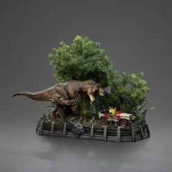 Jurassic Park Demi Art Scale Statue 1/20 T-Rex Chase -Optimal Model Geschäft x is95716 j 1