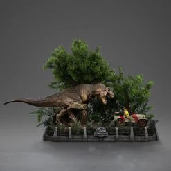 Jurassic Park Demi Art Scale Statue 1/20 T-Rex Chase -Optimal Model Geschäft x is95716 l