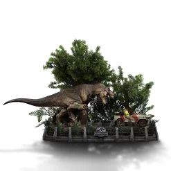 Jurassic Park Demi Art Scale Statue 1/20 T-Rex Chase -Optimal Model Geschäft x is95716 p