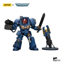 Warhammer 40k Actionfigur 1/18 Ultramarines Terminator Squad Sergeant With Power Sword And Teleport Homer 12 Cm -Optimal Model Geschäft x jt9923 c