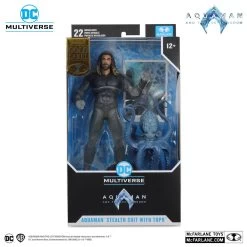 Aquaman And The Lost Kingdom DC Multiverse Actionfigur Aquaman (Stealth Suit With Topo) (Gold Label) 18 Cm -Optimal Model Geschäft x mcf15539 h