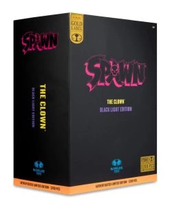 Spawn Actionfigur The Clown (Black Light Edition) (Gold Label) 30 Cm -Optimal Model Geschäft x mcf90209 h