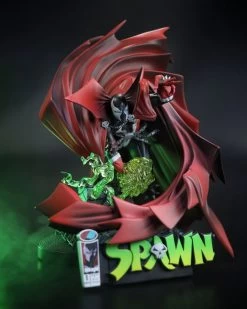 Spawn Statue 1/10 Spawn #1 (Black White & Red All Over) 24 Cm -Optimal Model Geschäft x mcf90301 c