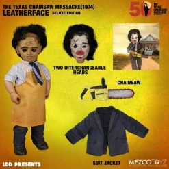 The Texas Chainsaw Massacre (1974) Living Dead Dolls Puppe Leatherface Deluxe Edition 27 Cm Mezco -Optimal Model Geschäft x mez93533 f