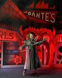 Beetlejuice (1988) Diorama Trenchcoat With Spikes Inferno Room Deluxe Set -Optimal Model Geschäft x neca60625 01 b