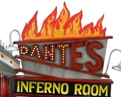 Beetlejuice (1988) Diorama Trenchcoat With Spikes Inferno Room Deluxe Set -Optimal Model Geschäft x neca60625 01 i