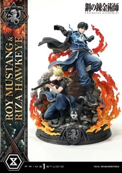 Fullmetal Alchemist Concept Masterline Statue 1/6 Roy Mustang & Riza Hawkeye Regular Version 50 Cm