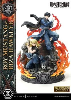 Fullmetal Alchemist Concept Masterline Statue 1/6 Roy Mustang & Riza Hawkeye Deluxe Bonus Version 50 Cm
